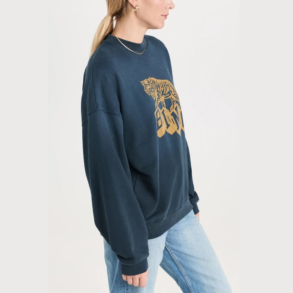 Anine Bing Blue Crewneck - Picture 5 of 11